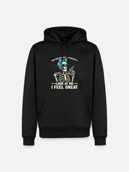 Medication Aide Med Aide - Männer Premium Bio Hoodie - Schwarz