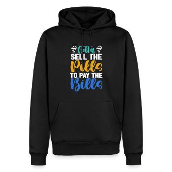 Pharmacist Pharmacy Tech - Männer Premium Bio Hoodie - Schwarz - Vorne - Nico (187cm)