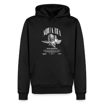 Asiatische Arowana Monster Fish Keeper Streetwear - Männer Premium Bio Hoodie - Schwarz - Vorne - Nico (187cm)