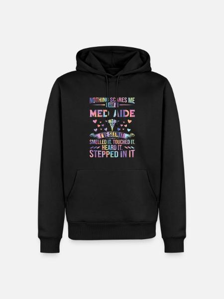 Medication Aide Med Aide - Männer Premium Bio Hoodie - Schwarz