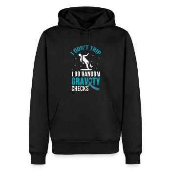 Pots Warrior Postural Orthostatic - Männer Premium Bio Hoodie - Schwarz - Vorne - Nico (187cm)