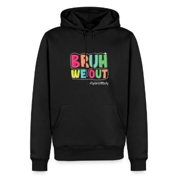 Fly Girl Stewardess Flight attendant - Männer Premium Bio Hoodie - Schwarz - Vorne - Nico (187cm)