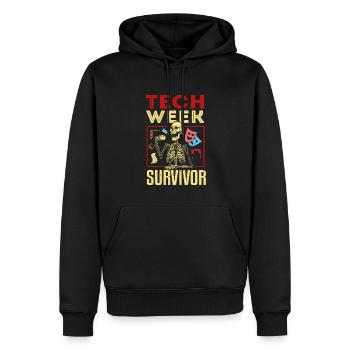 Theater director theatre tech - Männer Premium Bio Hoodie - Schwarz - Vorne - Nico (187cm)