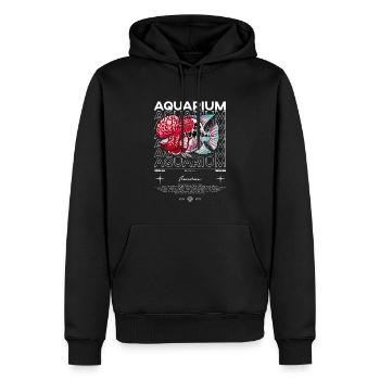 Flowerhorn Cichlid Monster Fish Keeper Streetwear - Männer Premium Bio Hoodie - Schwarz - Vorne - Nico (187cm)