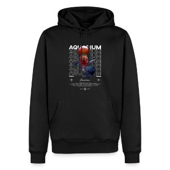 Flowerhorn Cichlid Monster Fish Keeper Streetwear - Männer Premium Bio Hoodie - Schwarz - Vorne - Nico (187cm)