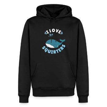 Marine biologist - Männer Premium Bio Hoodie - Schwarz - Vorne - Nico (187cm)