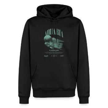 Flowerhorn Cichlid Fish Keeper Streetwear - Männer Premium Bio Hoodie - Schwarz - Vorne - Nico (187cm)