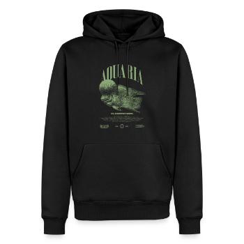 Flowerhorn Cichlid Fish Keeper Streetwear - Männer Premium Bio Hoodie - Schwarz - Vorne - Nico (187cm)
