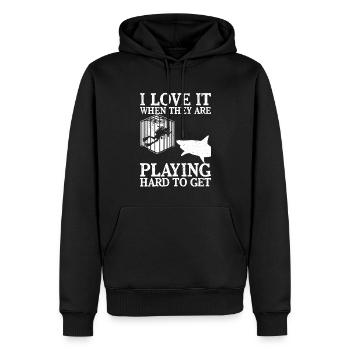 Marine biologist - Männer Premium Bio Hoodie - Schwarz - Vorne - Nico (187cm)