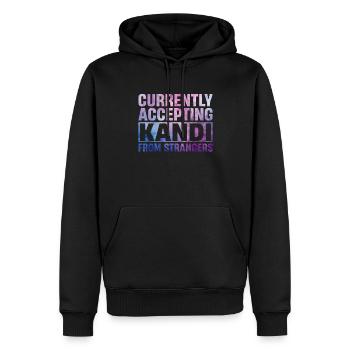 Kandi EDM Rave - Men’s Premium Organic Hoodie - black - Front - Nico (187cm)
