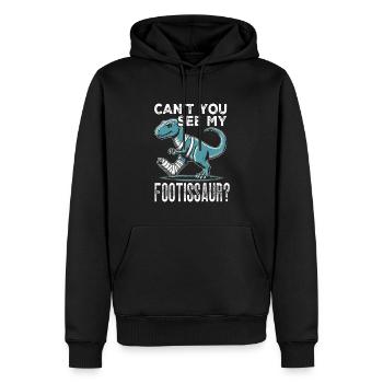 Chirurgie du pied amusante - Sweat à capuche Premium bio Homme - noir - Devant - Nico (187cm)
