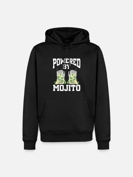 Powered By Mojito - Men’s Premium Organic Hoodie - black