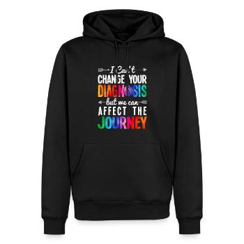 Mental health Counselor - Männer Premium Bio Hoodie - Schwarz - Vorne - Nico (187cm)