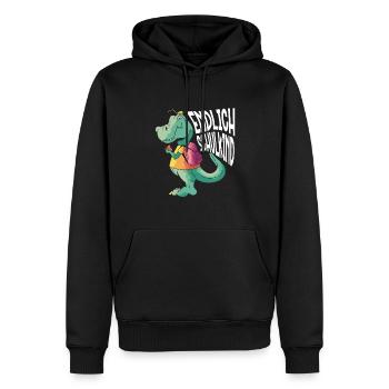 School 1. Grade - Männer Premium Bio Hoodie - Schwarz - Vorne - Nico (187cm)