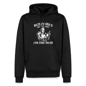 Ren Faire Funny Renaissance Festival - Sweat à capuche Premium bio Homme - noir - Devant - Nico (187cm)