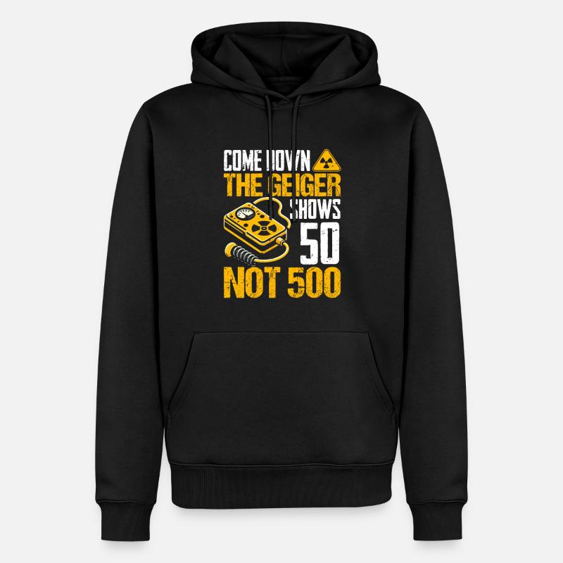 Nuclear engineering engineer - Männer Premium Bio Hoodie - Schwarz