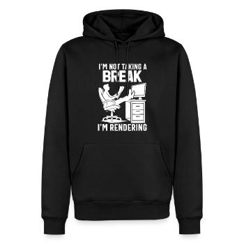 Architecture Architect - Männer Premium Bio Hoodie - Schwarz - Vorne - Nico (187cm)
