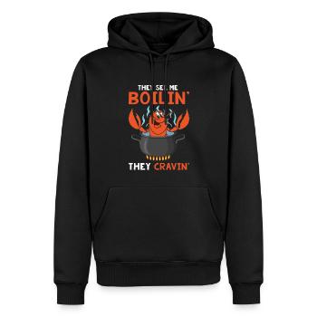 Crawfish Hot Tub - Männer Premium Bio Hoodie - Schwarz - Vorne - Nico (187cm)