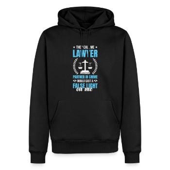 Lawyer Attorney - Männer Premium Bio Hoodie - Schwarz - Vorne - Nico (187cm)