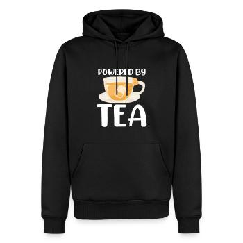 Propulsé par Tea Tea Lover Cup Of Tea Tea Drinker - Sweat à capuche Premium bio Homme - noir - Devant - Nico (187cm)