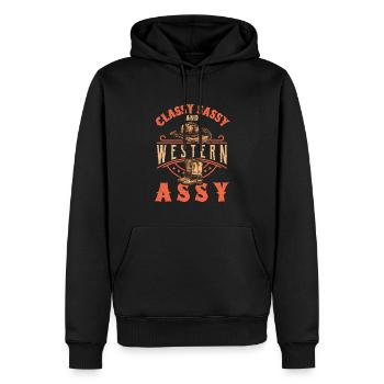 Line Dancing Line Dance - Men’s Premium Organic Hoodie - black - Front - Nico (187cm)