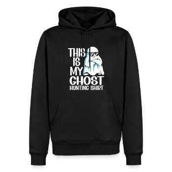 This Is My Ghost Hunting Shirt Paranormal Hunter - Männer Premium Bio Hoodie - Schwarz - Vorne - Nico (187cm)
