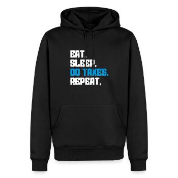 Tax Day CPA Accountant - Männer Premium Bio Hoodie - Schwarz - Vorne - Nico (187cm)