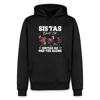Golf Girl Golfer - Männer Premium Bio Hoodie - Schwarz - Vorne - Nico (187cm)