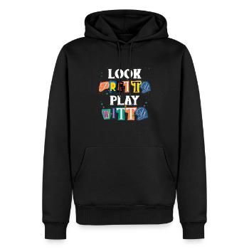 Trivia queen - Männer Premium Bio Hoodie - Schwarz - Vorne - Nico (187cm)