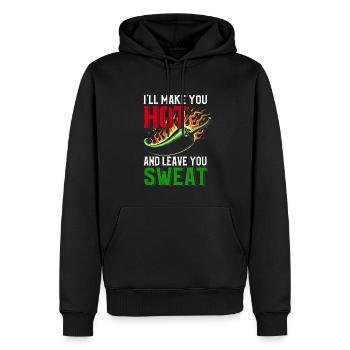 Mexican Jalapeno Chili - Männer Premium Bio Hoodie - Schwarz - Vorne - Nico (187cm)