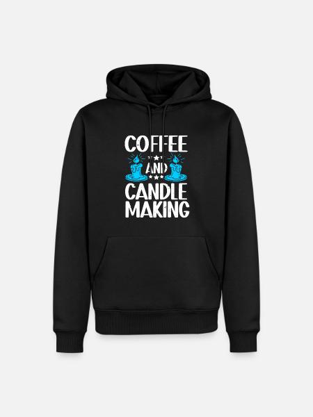 Candle Maker Candle Making - Men’s Premium Organic Hoodie - black