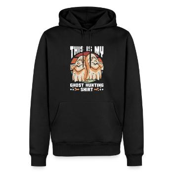 This Is My Ghost Hunting Shirt Paranormal Hunter - Männer Premium Bio Hoodie - Schwarz - Vorne - Nico (187cm)