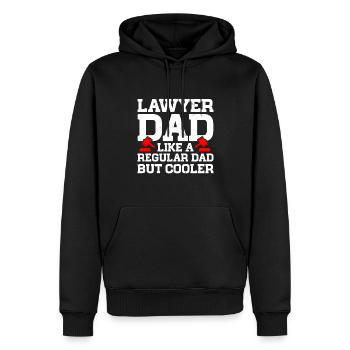 Law Lawyer - Männer Premium Bio Hoodie - Schwarz - Vorne - Nico (187cm)