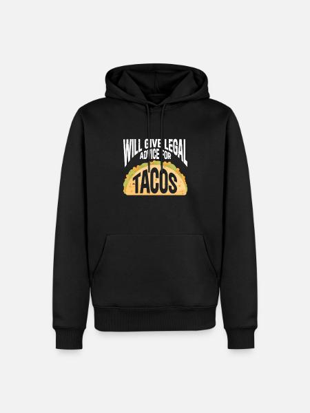 Law Lawyer - Männer Premium Bio Hoodie - Schwarz