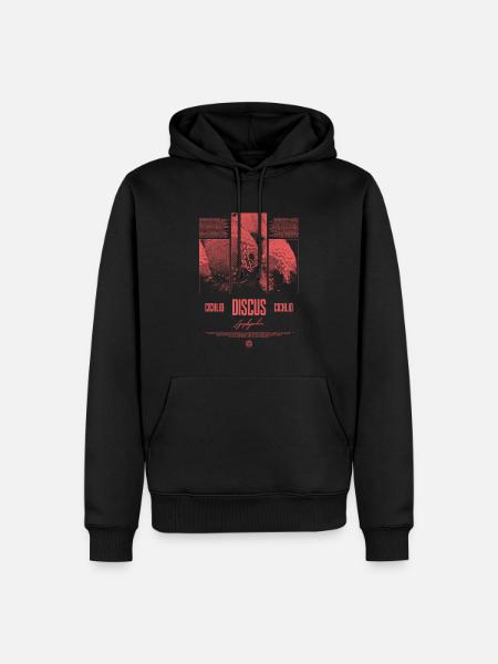 Diskusfisch Buntbarsch Aquarium Fischhalter - Männer Premium Bio Hoodie - Schwarz