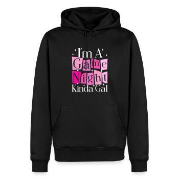 board game night - Männer Premium Bio Hoodie - Schwarz - Vorne - Nico (187cm)