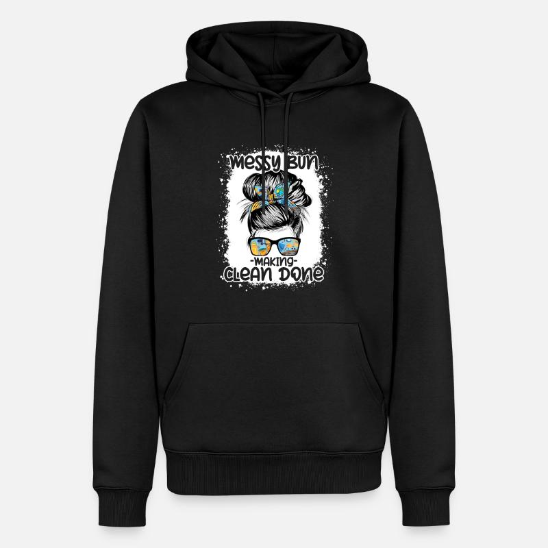 Concierge d’école - Sweat à capuche Premium bio Homme - noir