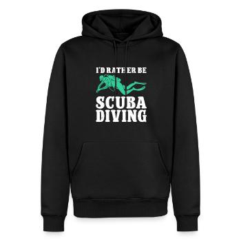 Scuba Diving Diver - Männer Premium Bio Hoodie - Schwarz - Vorne - Nico (187cm)