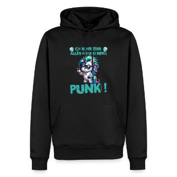 Mir Egal - Schmeiss alles hin werd Punk Punkrock - Männer Premium Bio Hoodie - Schwarz - Vorne - Nico (187cm)