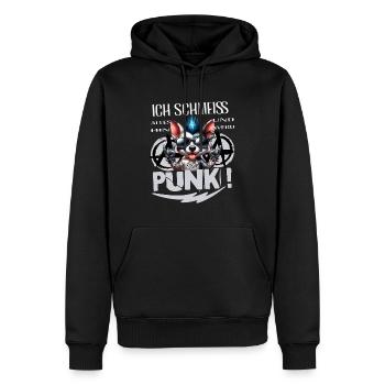 Mir Egal - Schmeiss alles hin werd Punk Punkrock - Männer Premium Bio Hoodie - Schwarz - Vorne - Nico (187cm)