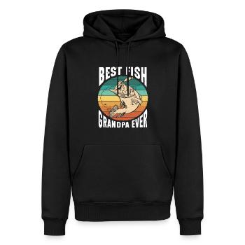Aquariophile d’aquarium d’aquarium - Sweat à capuche Premium bio Homme - noir - Devant - Nico (187cm)