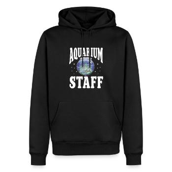 Aquariophile d’aquarium d’aquarium - Sweat à capuche Premium bio Homme - noir - Devant - Nico (187cm)