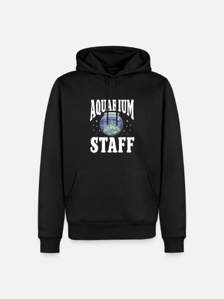 Aquariophile d’aquarium d’aquarium - Sweat à capuche Premium bio Homme - noir