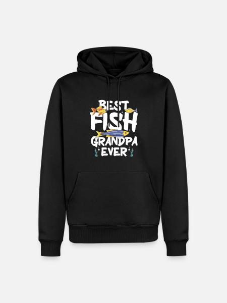 Aquarium Fish Tank Aquarist - Men’s Premium Organic Hoodie - black