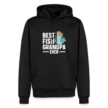 Aquariophile d’aquarium d’aquarium - Sweat à capuche Premium bio Homme - noir - Devant - Nico (187cm)