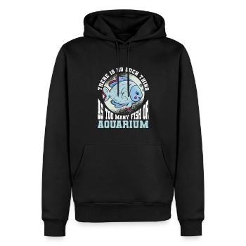 Aquariophile d’aquarium d’aquarium - Sweat à capuche Premium bio Homme - noir - Devant - Nico (187cm)