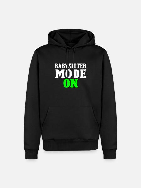 Babysitter Babysitting - Men’s Premium Organic Hoodie - black
