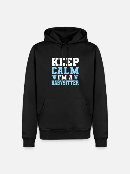 Babysitter Babysitting - Men’s Premium Organic Hoodie - black