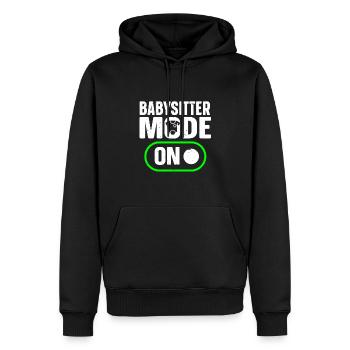 Babysitter Babysitting - Männer Premium Bio Hoodie - Schwarz - Vorne - Nico (187cm)