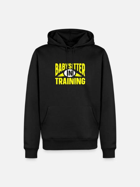 Babysitter Babysitting - Men’s Premium Organic Hoodie - black
